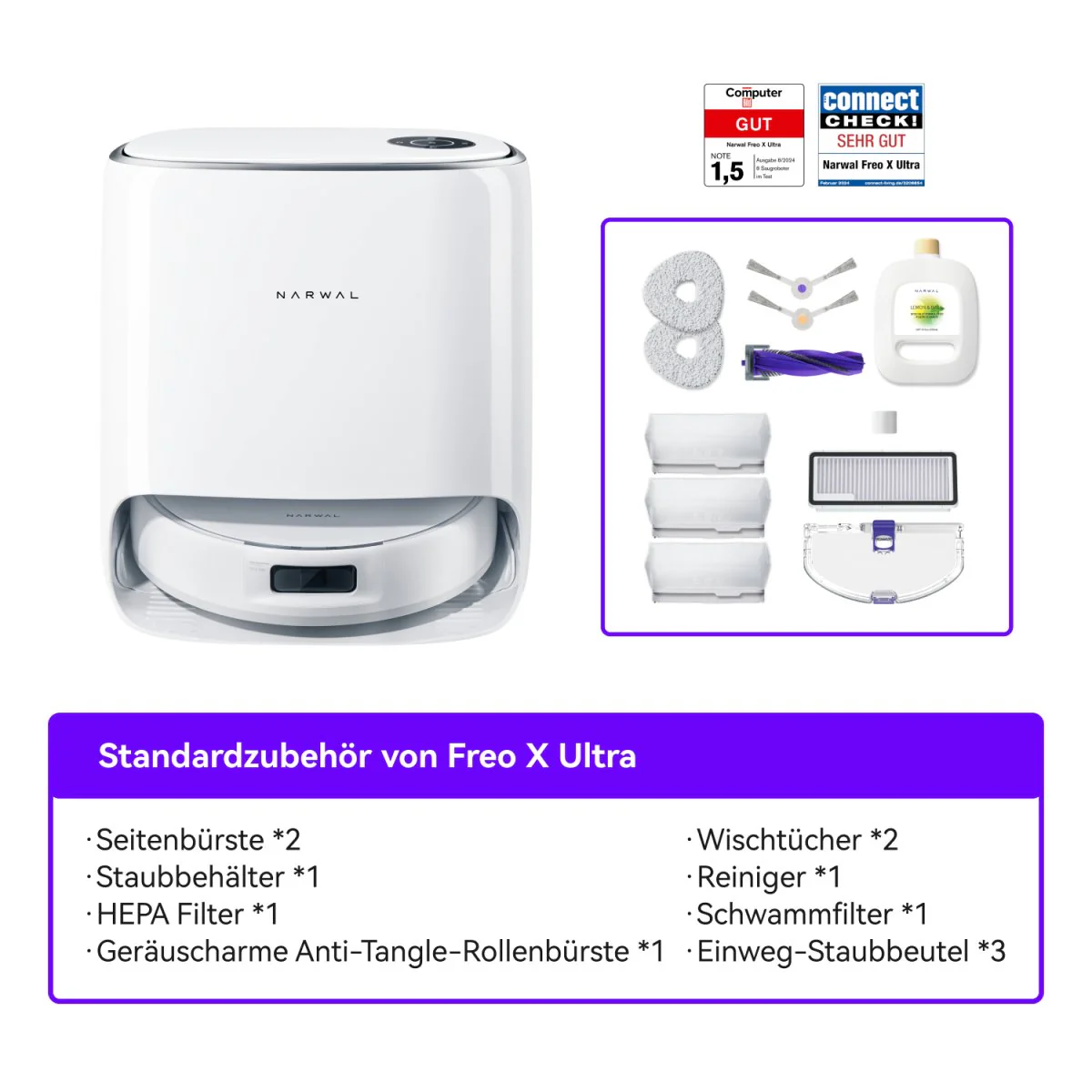 Narwal Freo X Ultra Saugroboter mit Wischfunktion - Image 2